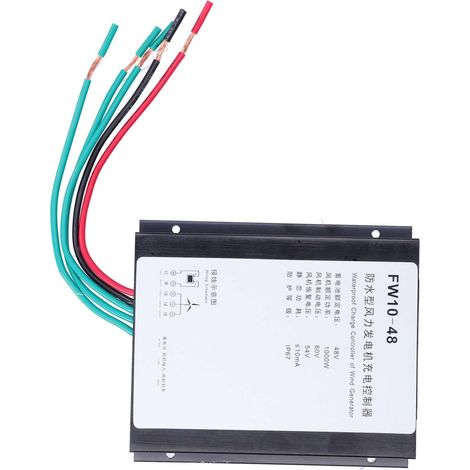 Contrôleur de générateur éolien domestique étanche, régulateur d'énergie éolienne 1000 W 48 V (1/5)