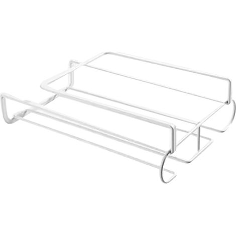 Porte-verres à vin multifonctionnel en métal sans trou pour meuble, support de rangement pour verres à vin. (1/5)