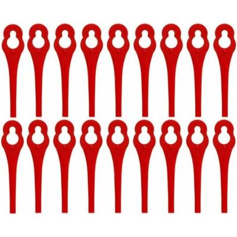 100 pièces lames de rechange compatibles avec coupe bordure IKRA IART 2520, lames en nylon pour IAT 20-1M (1/5)