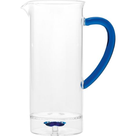 Zafferano Caraffa Teca Mare Collezione Stella Marina in vetro borosilicato fatto a mano con decoro interno tridimensionale ideale per tavola (1/3)