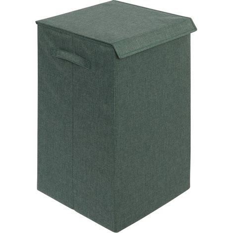 Colorama wäschekorb, rechteckig, zusammenklappbar, 74 l, grün - 5five (1/5)