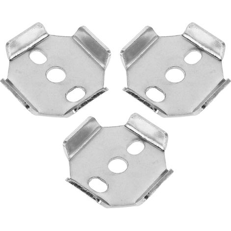 Ensemble de 3 accessoires salle bain en acier inoxydable argenté, (1/5)