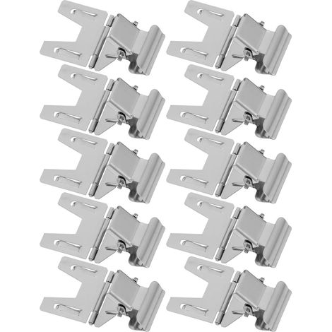 Sosoport Lot de 10 pinces métalliques pour signalétique (1/5)