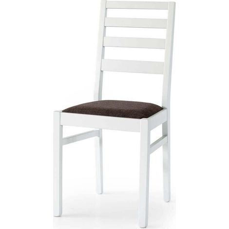 BEATRIX - sedia moderna in legno con seduta in stoffa