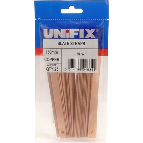 Unifix Copper Slate Strap 150mm - Box of 125