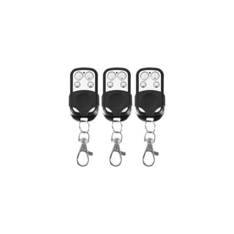 Lot de 3 télécommandes universelles, à Code Fixe, avec fréquence de 433,92 MHz, pour Portail Automatique- Crezuo (1/4)