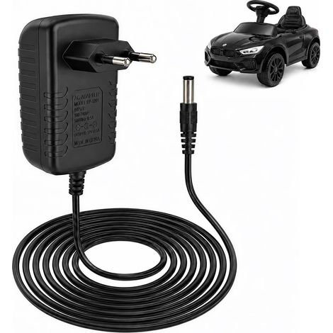 12V 1A Chargeur Voiture Electrique Enfant Chargeur 12V Batterie DC5.5x2.1mm (1/5)