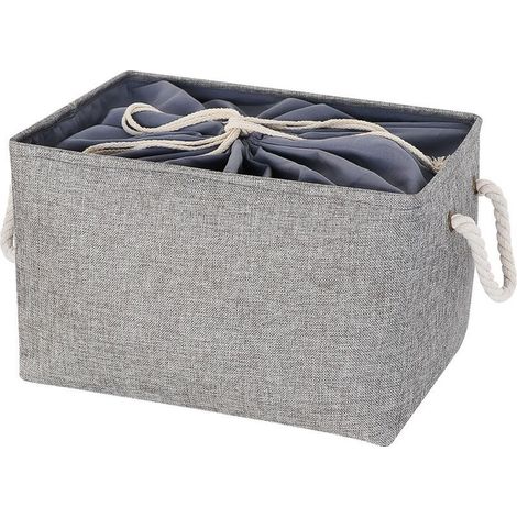 Panier Linge avec Poignée Conteneur Vêtements Eva Organisateur Rangement Extérieur Panier pour Chambre Seau Linge (1/5)