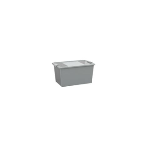 Scatola portaoggetti Kis bi-box impilabile coperchio sicuro 11L (1/4)