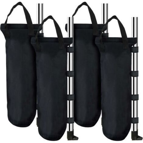 4 Sacs de Sable - Utilisés pour Augmenter Le Poids de la Jambe des Tonnelles Pop-Up, Tentes de Jardin, Parasols, Trampolines (1/4)