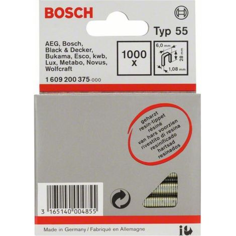 1609200375 - Graffetta sottile tipo 55 resinata 6 x 1,08 x 28 mm