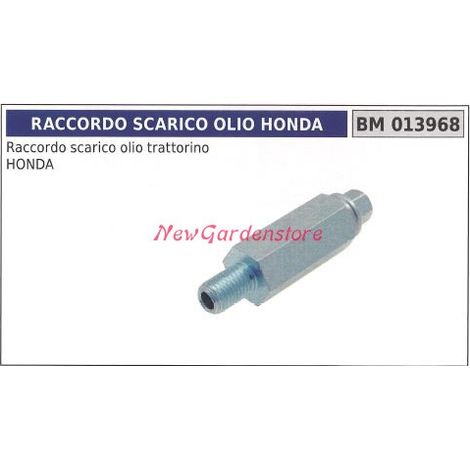Raccordo scarico olio trattorino motore Honda NEW GARDEN STORE 013968