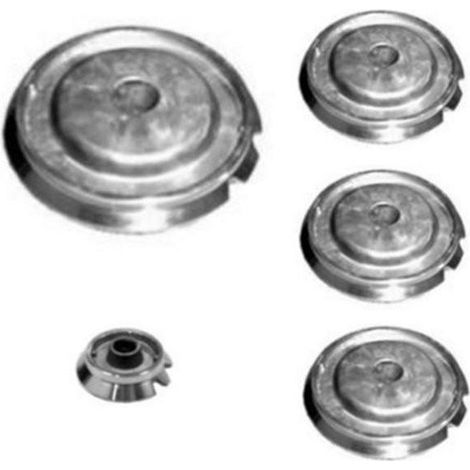 BRUCIATORI ADATTI ARISTON INDESIT  CUCINA GAS 1 GRANDE  3 MEDI 1 PICCOLO  B 0235 (1/2)