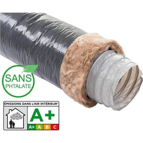 Vmc Ecosoft Flexible PVC Isolierte Hülle 25mm ø80 mm Länge 6 Meter - S&p