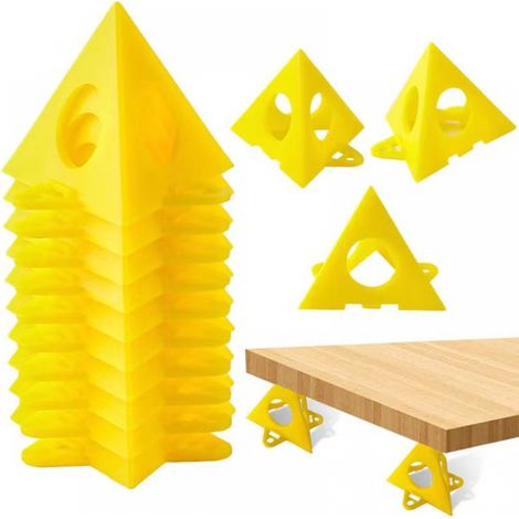 10 soportes piramidales para pintar madera, soporte para pulverizador, marco triangular auxiliar para almohadilla de pintura (1/2)