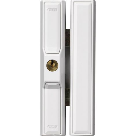 Serrure de Fenêtre Supplémentaire FTS88 AL0145 - Serrure avec 2 Pênes en Acier à Crochet, à Verrouillage Identique - Niveau de Sécurité 9 - 31742 - Blanc (1/5)