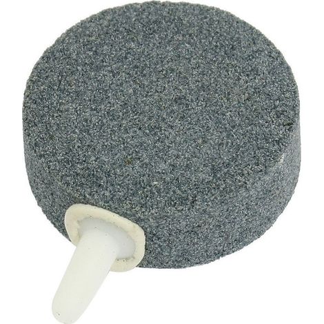 TrAdE Shop Traesio - Set 2 Pietra Pietre Porosa Tonda 40x17mm Ugello Aereatore Ossigenazione Acquario -