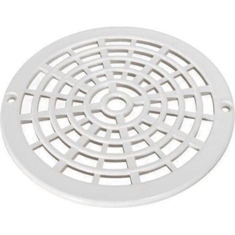 Grille de bonde de fond de piscine 185mm - ABS, entraxe 170mm, garantie disponible