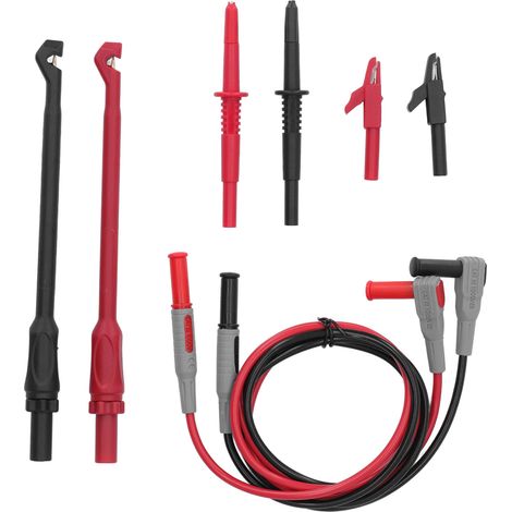 Multimètre numérique avec cordons de test PVC et pointes en cuivre pour diagnostics électriques et automobiles (1/5)