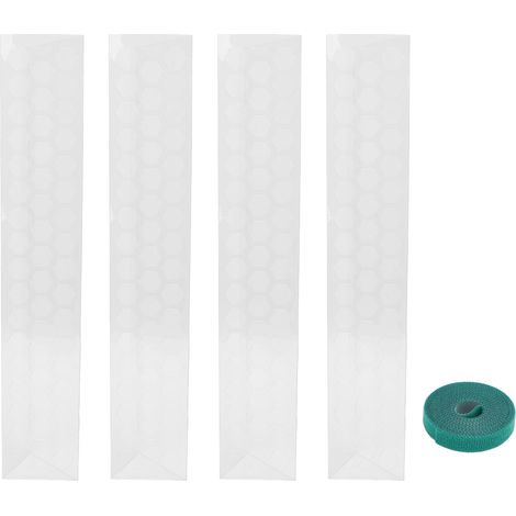Poteaux en mousse plastique pour Monstera, petites et moyennes plantes grimpantes, support empilable 43 cm (17 pouces), pour plantes en pot d'intérieur et d'extérieur, 4 pièces. (1/5)