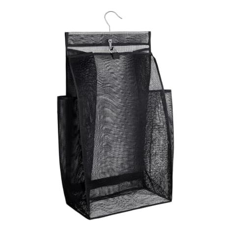 Panier à linge en filet respirant à séchage rapide Panier à linge suspendu pour camping-car, salle de bain, appartement, salle de sport, propriétaires, femmes, hommes, adultes, étudiants (1/5)