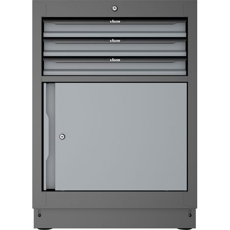 VIGOR Schubladen-Unterschrank, 3 Schubladen, 676 mm (1/5)
