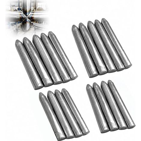 18 Pcs Welding Aluminum, Low Temperature Universal Welding Rod, Welding Rods Can Be Easily Melted Using Lighter for Iron, Copper and Aluminum (1/5)