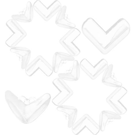 POPETPOP Lot de 20 protections d'angle transparentes en silicone (1/5)