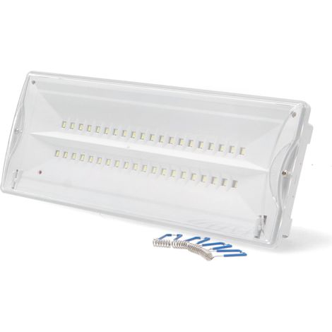 IluminaShop - Emergencia LED 280Lm 3W Autotest IP30  con AutoTest Permanente / No Permanente (1/2)