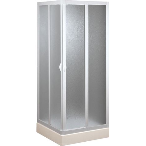 Box doccia scorrevole in acrilico mod. Smart con apertura centrale 75x90 cm