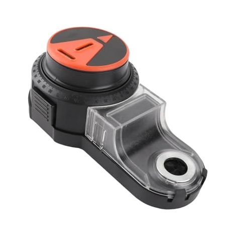 Collecteur de Poussière Universel pour Perceuse, Système d'Aspiration Multifonctionnel, Batterie Lithium 500mAh, Port Type-C, Noir et Orange, 0-13mm (1/5)