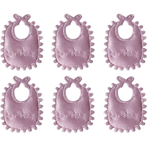 Napperons roses en tissu pour bébé, confettis de table pour baby shower, décoration de fête fournitures (1/5)