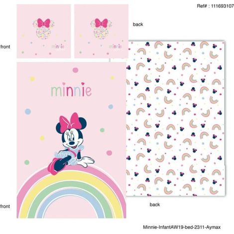 House de couette réversible Disney Minnie - 140 cm x 200 cm