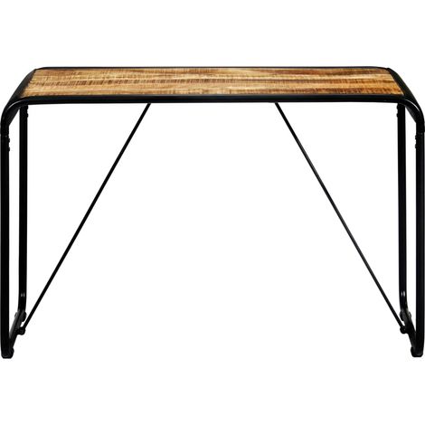 Maison Exclusive - Esstisch 118×60×76 cm Raues Massivholz Mango