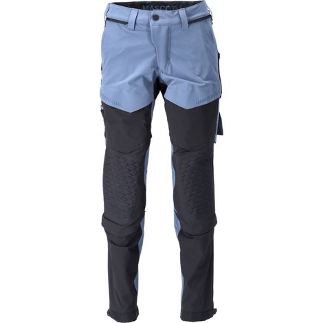 Mascot Hose mit Knietaschen 22279-605-85010 Gr. 76C48 steinblau/schwarzblau (1/5)