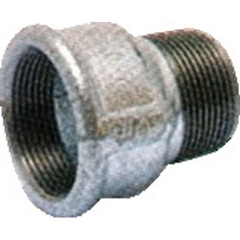 Raccord égal fonte galvanisée Femelle Male 20x27