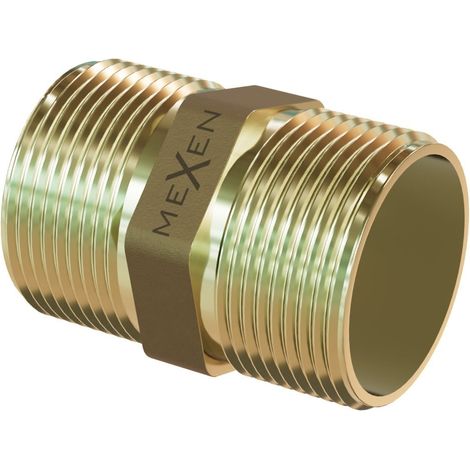 Mexen BRASS Messingnippel 1/2 AG x 1/2 AG - W97404-1212 (1/2)