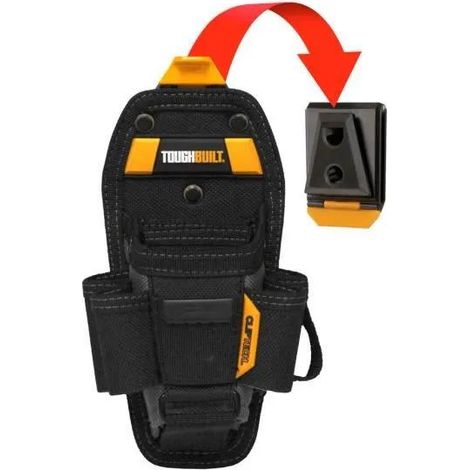 ToughBuilt Techniker --Baumwolltasche mit 7 Taschen (Mittelgröße), Schwarz