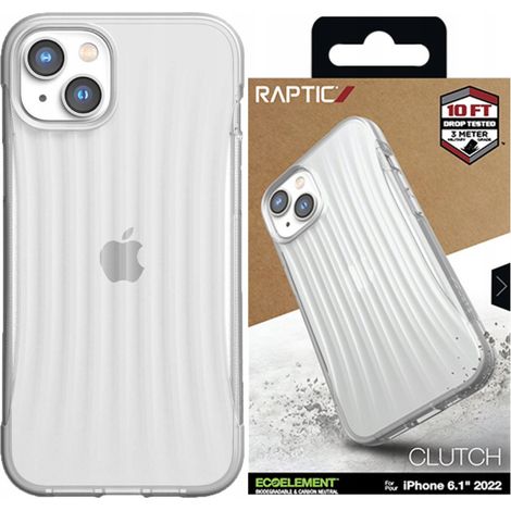Custodia Raptic X-Doria Clutch per iPhone 14 Plus, cover posteriore trasparente (1/5)