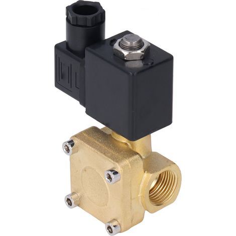 Électrovanne G1/4 pouce normalement fermée, vanne à membrane haute pression à deux positions et deux voies, 220 V CA