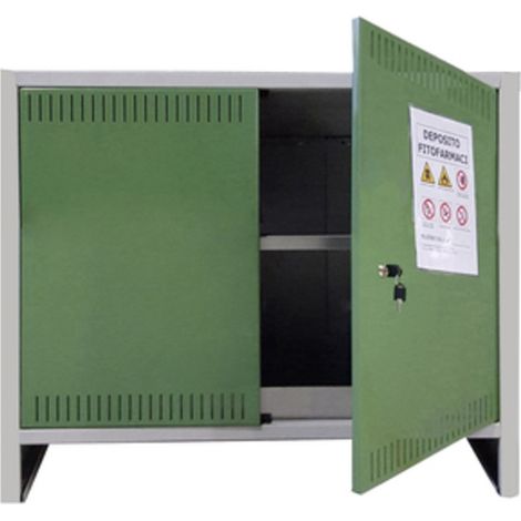 ARMADIO P/FITOFARMACI KIT 2 ANTE 100X40XH80CM 1 PZ
