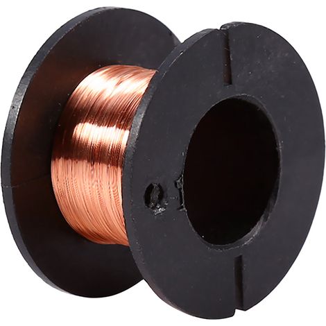 5 pièces de fil de cuivre émaillé de 0,1 mm, fil de bobinage, fil de réparation, longueur 12 m (1/5)