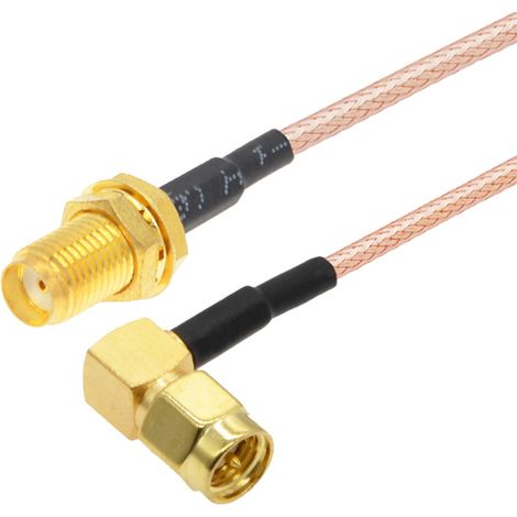 Cavo di collegamento SMA / Connettore SMA RA RG316 da 20 cm