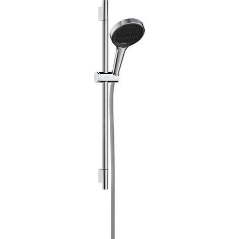 Ensemble de douche Rainfinity 130 3 jets Unica S Puro 650mm Push Sch. chromé