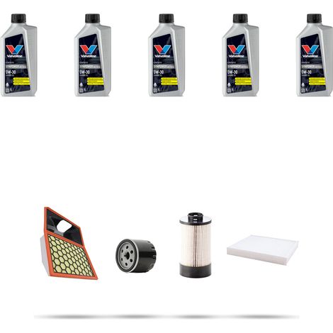 Kit tagliando 4 FILTRI e 5L OLIO compatibile con Iveco Daily VI 33S 16 2.3 E6 115KW dal 2016 (1/5)