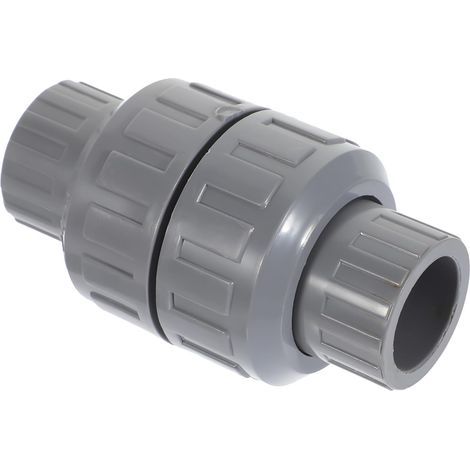 Clapet Anti-retour Unidirectionnel Pvc 25 Mm, Valve Anti-retour Pour Eau Et Liquide, Résistant Haute Température, Connexion Rapide, Plomberie Et Irrigation (1/5)