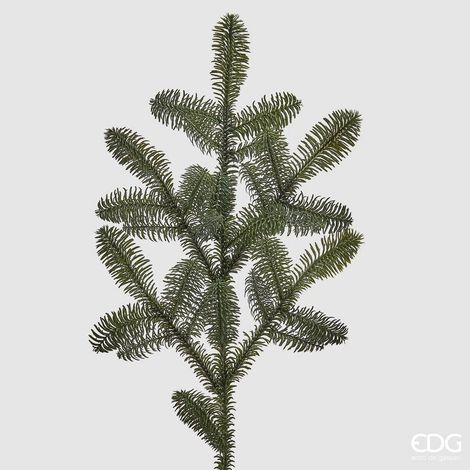 EDG Enzo De Gasperi Decorazione Natale Pino Nobilis West Ramo H 73 Cm Green 1 Pz
