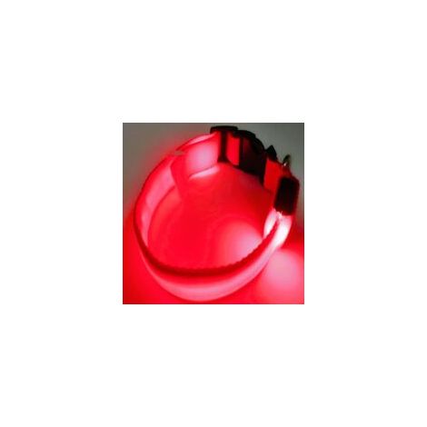 Wiederaufladbares LED-Leuchthalsband für Hunde, verstellbares reflektierendes Leuchthalsband - Crezuo