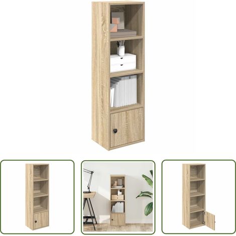vidaXL Bibliothèque chêne sonoma 31x24x102 cm bois d'ingénierie (1/5)