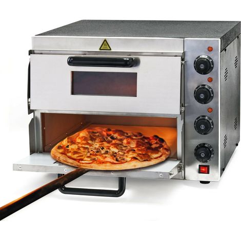 Horno para pizza 3000 vatios 2 etapas acero refinado piedra para pizza refractaria para alimentos 160002440